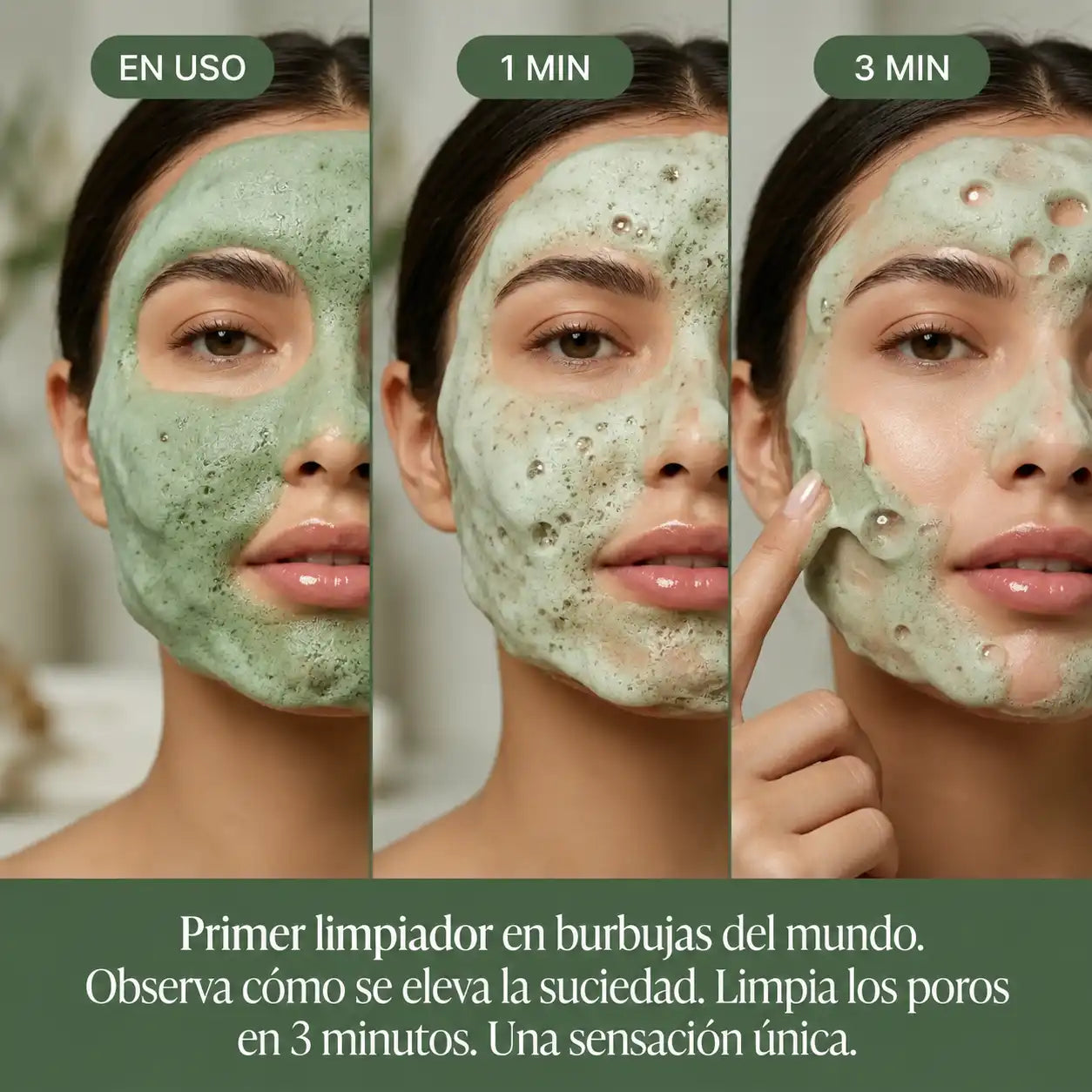 Beneficios Nuslay Mascarilla Burbuja - elimina impurezas, actúa en zona T, sin tirantez